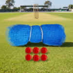 Cricket practice net .95mm, 30×10 ft with 6 balls