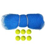 Cricket practice net .95mm, 20×10 ft with 6 balls
