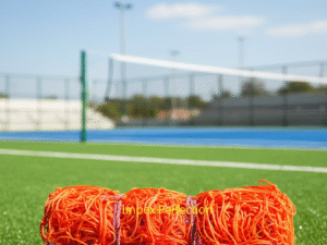 Voleyball Orange Nylon Court Net 3 MM