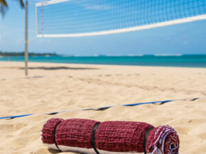 Brown Badminton Heavy Cotton Net Midium