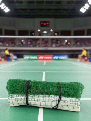 Green Badminton Nylon Net For Outdoor And Indoor Game